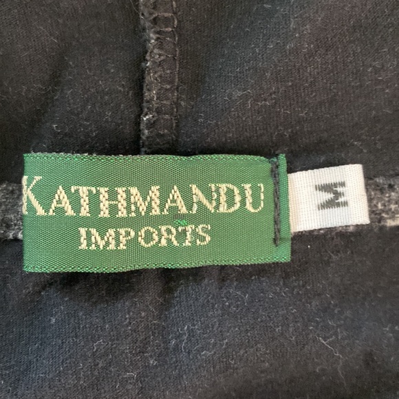 Kathmandu Tops Kathmandu Hoodie Tee Long Sleeve Aztec Feathers Eye